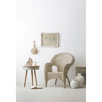 Hello Honey® 11" White Large Round Terracotta Cachepot