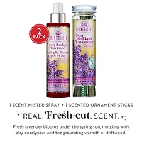 Scentsicles Sun-Soaked Lavender Stick 6ct and Scent Mister Sun-Soaked Lavender, 2 pack