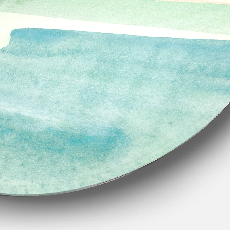 Designart - Peaceful Dusk I Tropical