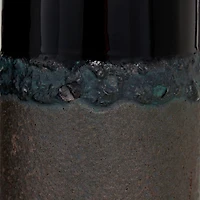 Set of 2 Black Stoneware Rustic Vase, 20", 15"