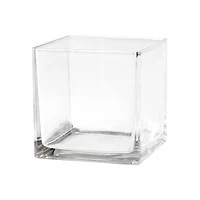6" Square Glass Vase by Ashland®