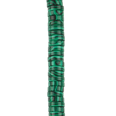 Green Reconstituted Stone Heishi Beads by Bead Landing