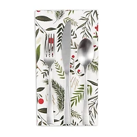 DII® Holiday Sprigs Printed Napkin Set, 6ct.