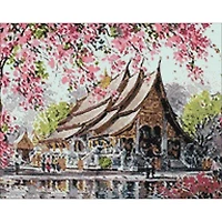 Wizardi Pagoda Diamond Painting Kit