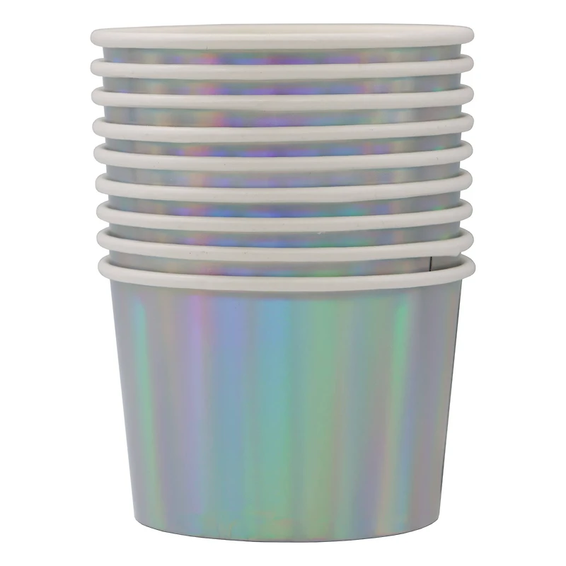 8oz. Iridescent Snack Cups, 10ct. by Celebrate It™