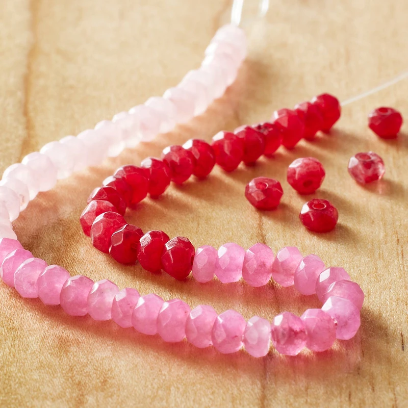 Purple & Pink Faceted Quartz Round Beads, 4mm by Bead Landing™ 