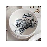 Hello Honey® 6" Sea Animal Designs Stoneware Cereal Bowl Dinnerware Set