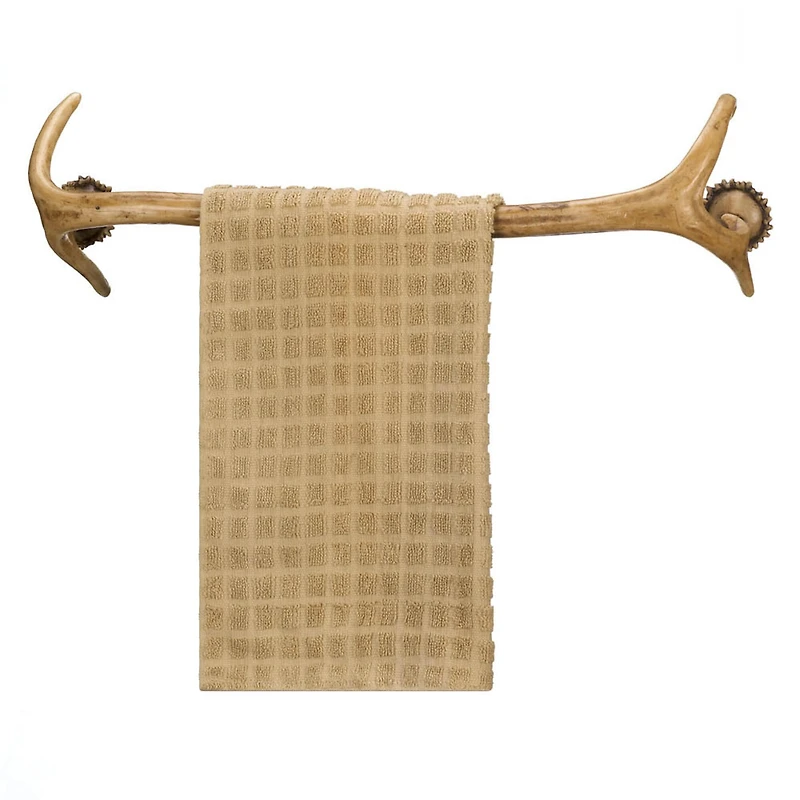 19.5" Rustic Antler Towel Rack