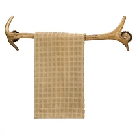 19.5" Rustic Antler Towel Rack