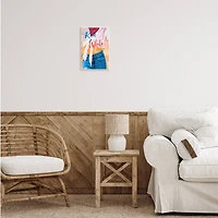 Stupell Industries Red White & Blue Patriotic American Celebration Wall Plaque Art