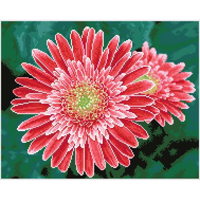 Diamond Dotz® Intermediate Pink Gerberas Diamond Painting Kit