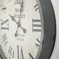 Bond Street West End Antique Pocket Watch Wall Clock 28"