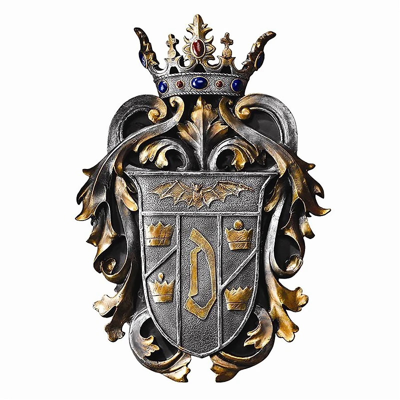 Design Toscano 21" Count Dracula's Coat of Arms Wall Plaque
