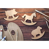 Leisure Arts® 6" Rocking Horse Wood Shape