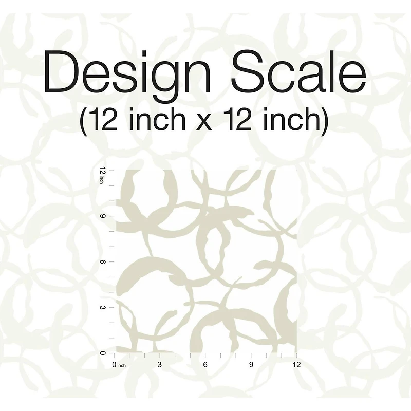 RoomMates Scattered Rings Peel & Stick Wallpaper