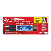 Sharpie® Black & White Brush Tip Creative Markers