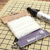 The Beadsmith® S-Lon® 0.5mm White Bead Cord