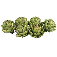 Green Faux Artichokes, 6ct.