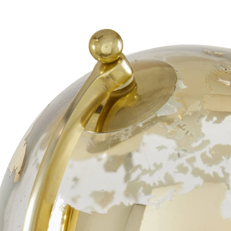 13" Gold Aluminum Glam Globe