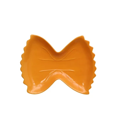9.25" Bow Tie Pasta Ceramic Plate by Ashland®