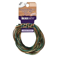The Beadsmith® Rattail™ 2mm Earth Tones Mix Kumihimo Braid Satin Cord