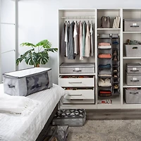 Simplify Heather Gray Blanket Bag