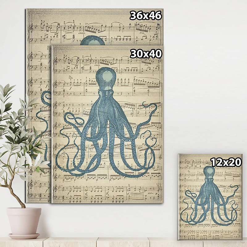 Designart - Octopus Music Score II