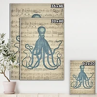 Designart - Octopus Music Score II