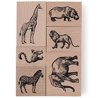 African Animals Wood Stamp Set by Recollections™