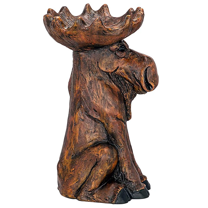 Design Toscano 17.5" Cabin Fever Moose Garden Statue