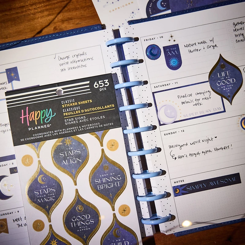 The Classic Happy Planner® Star Signs Sticker Book