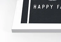 Happy Fall Print in White Frame