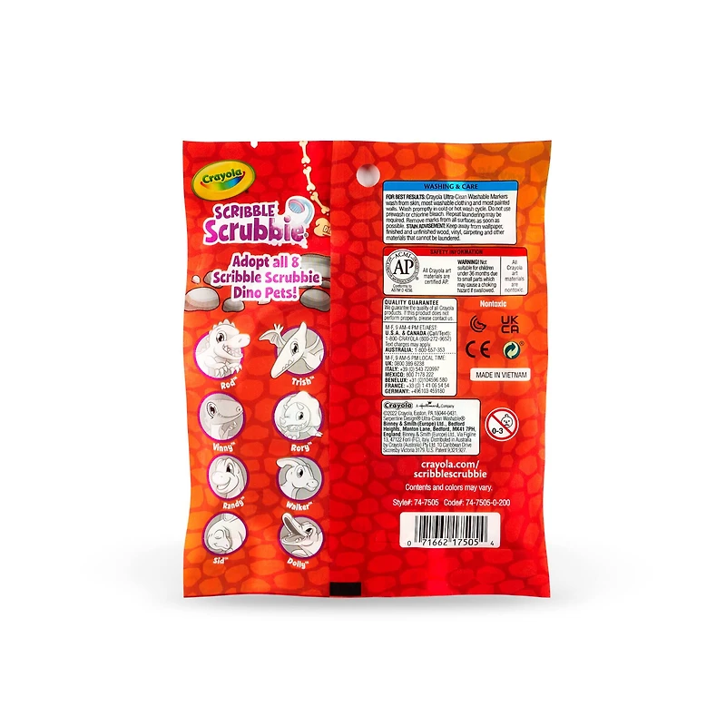 Assorted Crayola® Scribble Scrubbie Dinosaur Kit