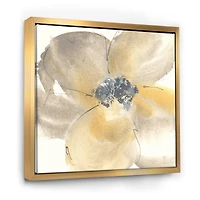 Designart - Galm Flower Tones II - Traditional Framed Canvas