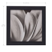 Melannco 9 Pack Black 8" x 8" Wall Frames