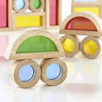 Guidecraft® Junior Rainbow Blocks, 40 Pieces