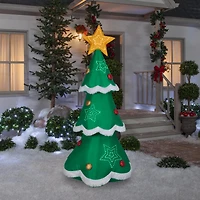 7.5ft. Lightshow Airblown® Inflatable Mixed Media Sewn-In Micro LED Christmas Tree