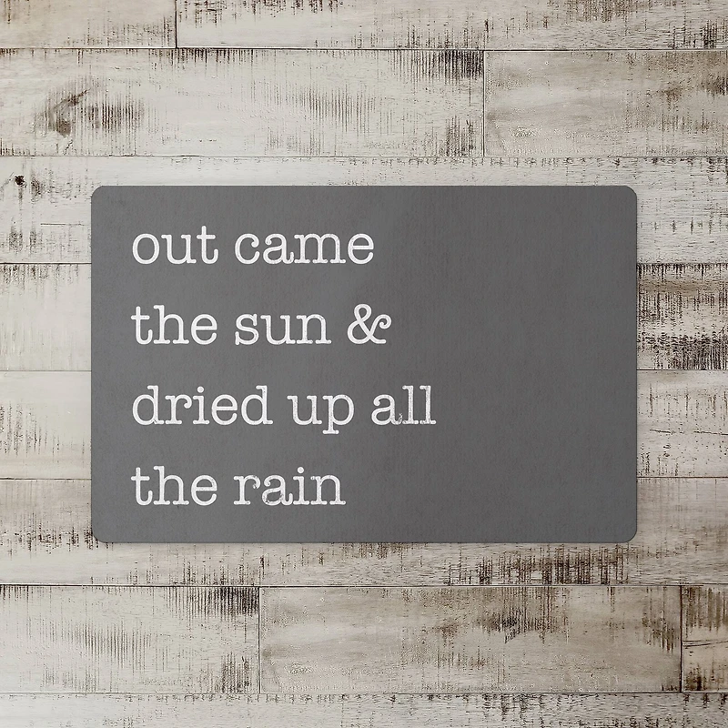 Out Came The Sun 18" x 27" Floor Mat