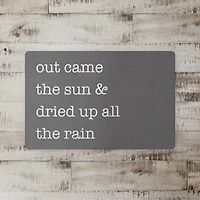 Out Came The Sun 18" x 27" Floor Mat