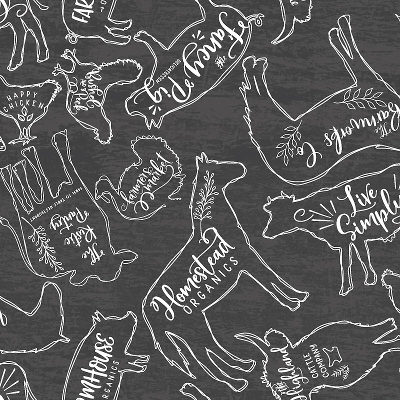 Black & White Fabric Strips by Loops & Threads®