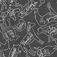 Black & White Fabric Strips by Loops & Threads®