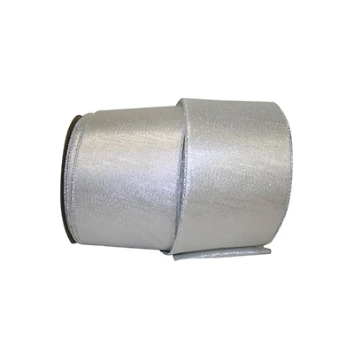 JAM Paper 4" x 25yd. Lamé Commercial Heavy Wired Ribbon
