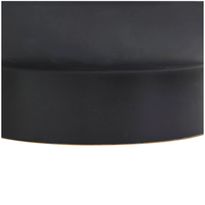 16" Matte Black Decorative Ceramic Tabletop Bowl