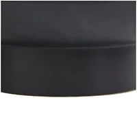 16" Matte Black Decorative Ceramic Tabletop Bowl