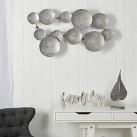 3ft. x 2ft. Galvanized Textured Plates Antique Wall Art