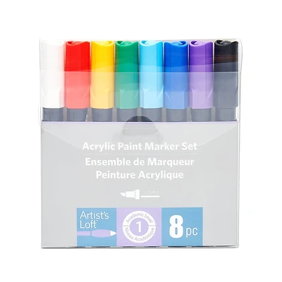 Chisel Tip 8 Color Paint Marker Set by Artist's Loft™