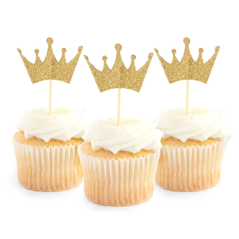 Gold Crown Treat Toppers by Celebrate It®
