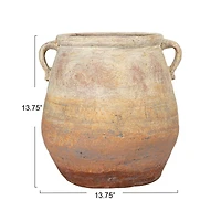 Hello Honey® 13.75" Whitewashed Terra Cotta Urn