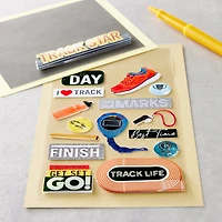Track Star Dimensional Stickers by Recollections™