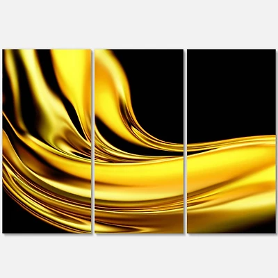 Designart - Yellow Gold Texture Pattern